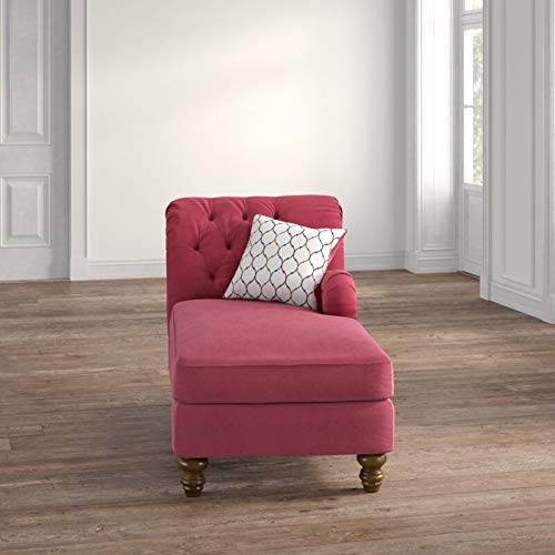 Unicorn Suede Lounger in Red Color