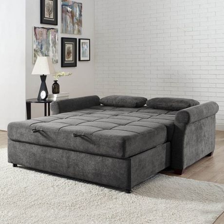 Elegance Scape Sofa Cum Bed in Suede