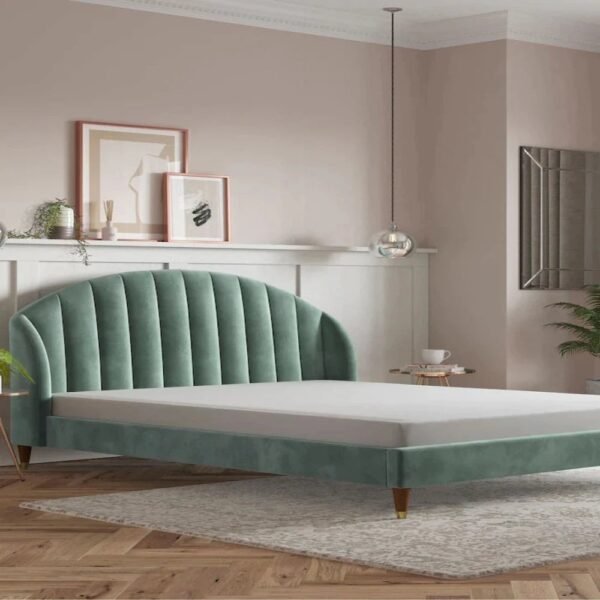 Appolo Upholstered Bed Without Storage In Suede
