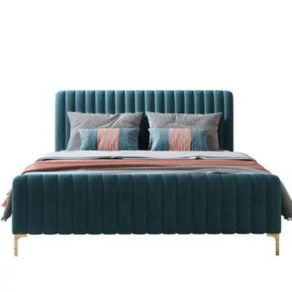 Rome Upholstered Bed Without Storage In Suede