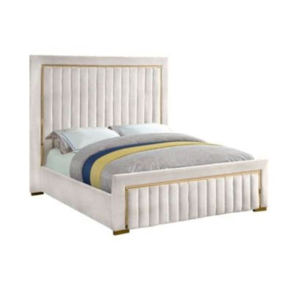 Sydney Upholstered Bed Without Storage In Suede