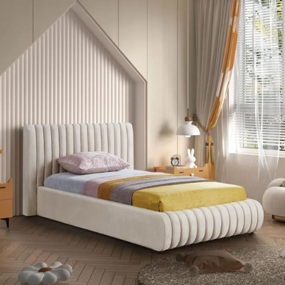 Bornholm Upholstered Bed Without Storage In Suede