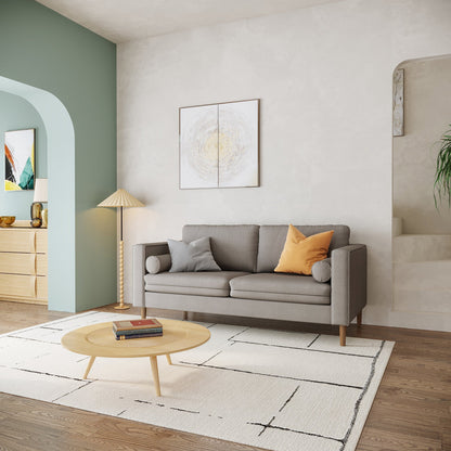 Palo Sofa (Split Seats)| 2.5 Seater (6 feet) | Removable Covers