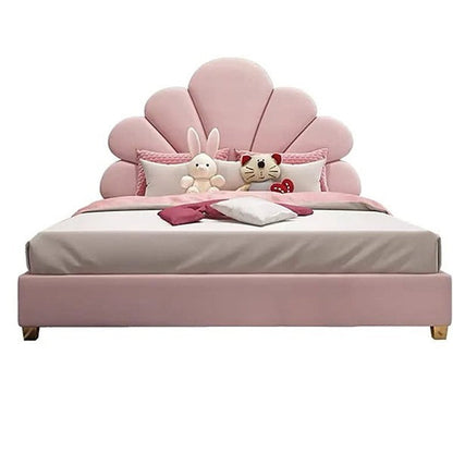 Holden Upholstered Kids Bed Without Storage In Suede