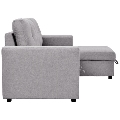 Roxy L-Shaped Sectional Storage Sofa Cum Bed