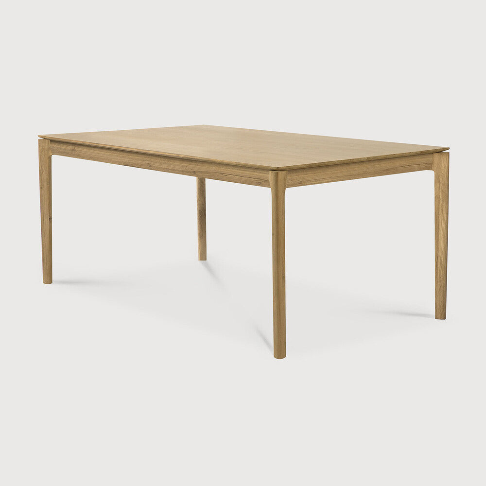Elan Dining Table (5.3 feet) - Solid Teak/Walnut/Oak Wood