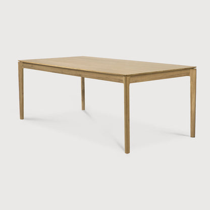 Elan Dining Table (6 feet) - Solid Teak/Walnut/Oak Wood