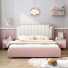 Delta Upholstered Kids Bed Without Storage In Suede