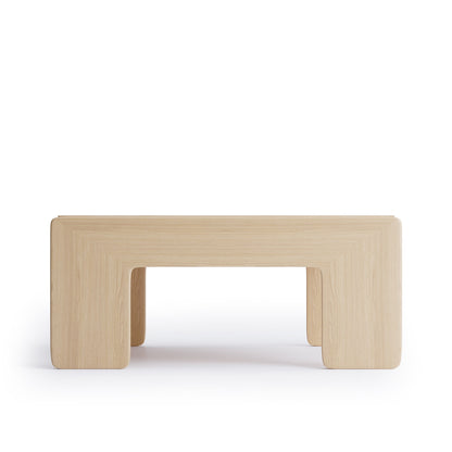 Nordhaven Coffee Table - Solid Walnut/Teak/Oak Wood (Square)