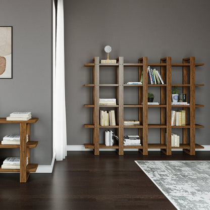 Harmony Shelf/Bookcase - 83" - Solid Teak Wood
