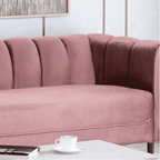 Bobran Modern Sofa Set in Suede