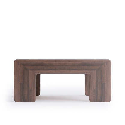 Nordhaven Coffee Table - Solid Walnut/Teak/Oak Wood (Square)