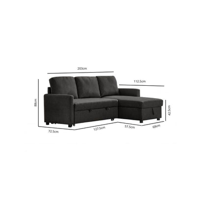 Boxer Sofa Cum Bed With Lounger