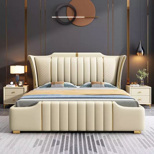 Ankara Pro Upholstered Bed Without Storage In Fabric