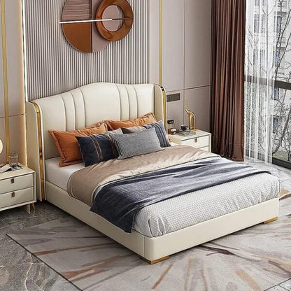 Kerry Upholstered Bed Without Storage In Leatherette