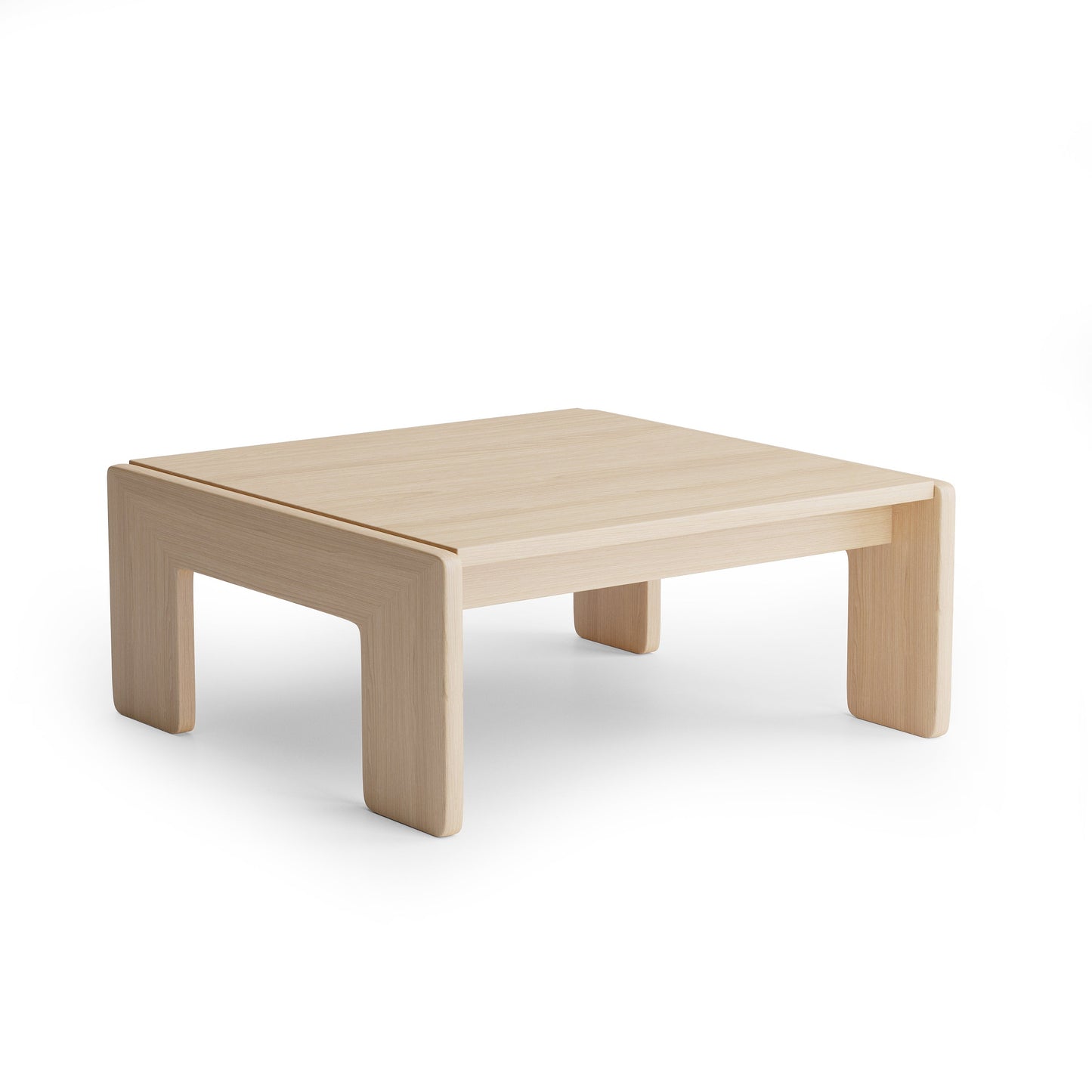 Nordhaven Coffee Table - Solid Walnut/Teak/Oak Wood (Square)