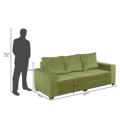 Modish Retreat Sofa Set In Velvet