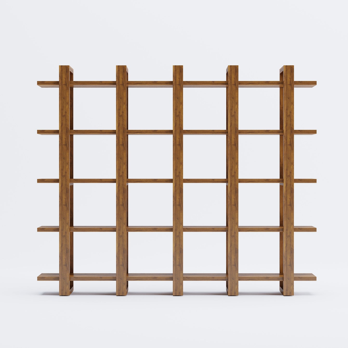 Harmony Shelf/Bookcase - 83" - Solid Teak Wood