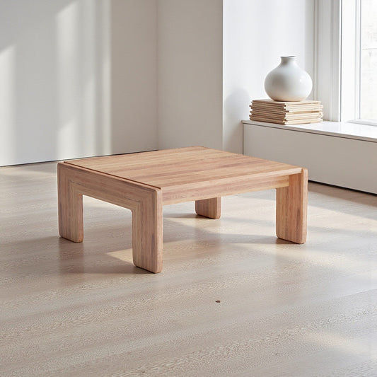 Nordhaven Coffee Table - Solid Walnut/Teak/Oak Wood (Square)