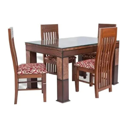 Modern Luxury Dining Set - 4 Seater