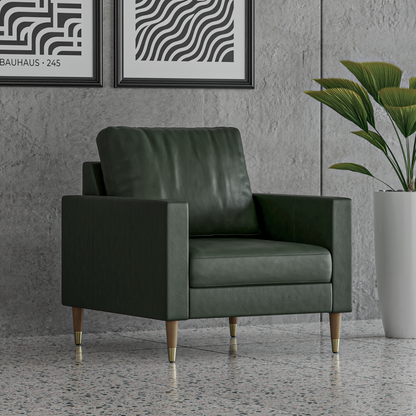 Lore Sofa | 1 Seater Italian Leather Sofa (3 feet)