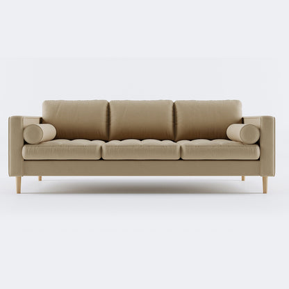 Palo Sofa T (Split Seats) | 3+ Seater (7 feet) | Tufted
