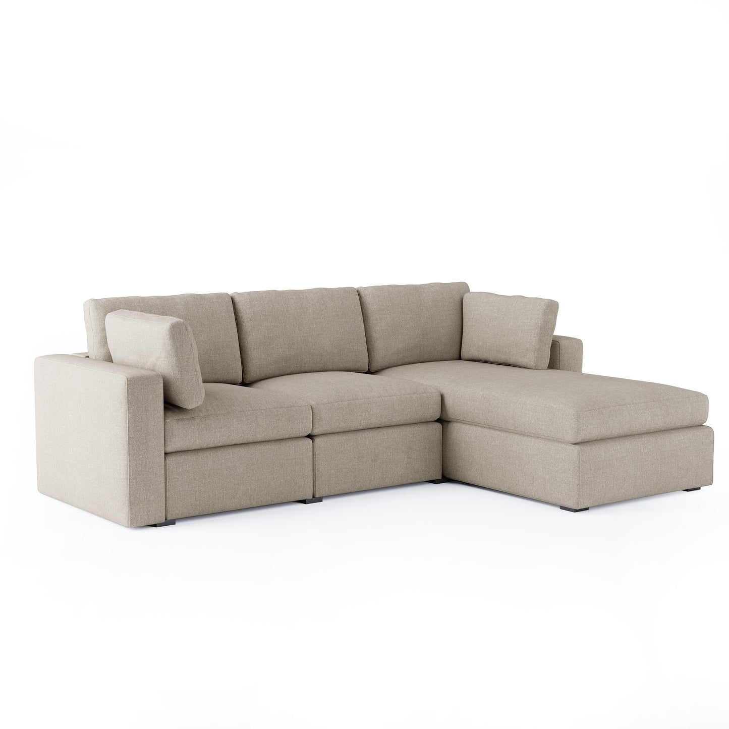 Node Sofa | L Shaped Sofa | 3 Seater (8 x 5.5 feet)