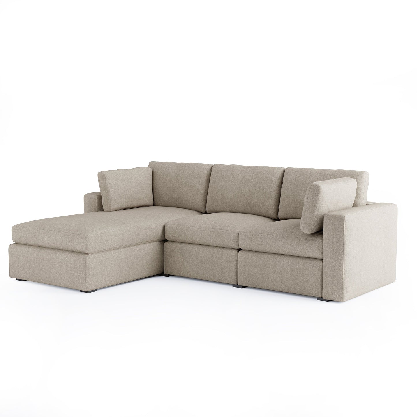 Node Sofa | L Shaped Sofa | 3 Seater (8 x 5.5 feet)