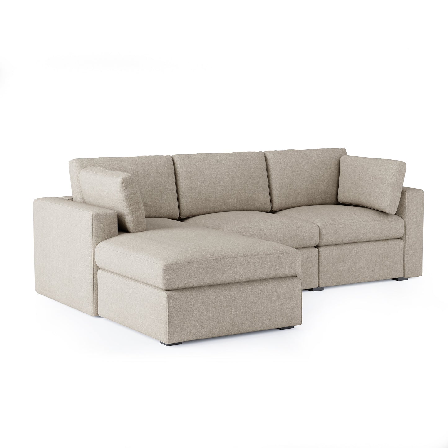 Node Sofa | L Shaped Sofa | 3 Seater (8 x 5.5 feet)