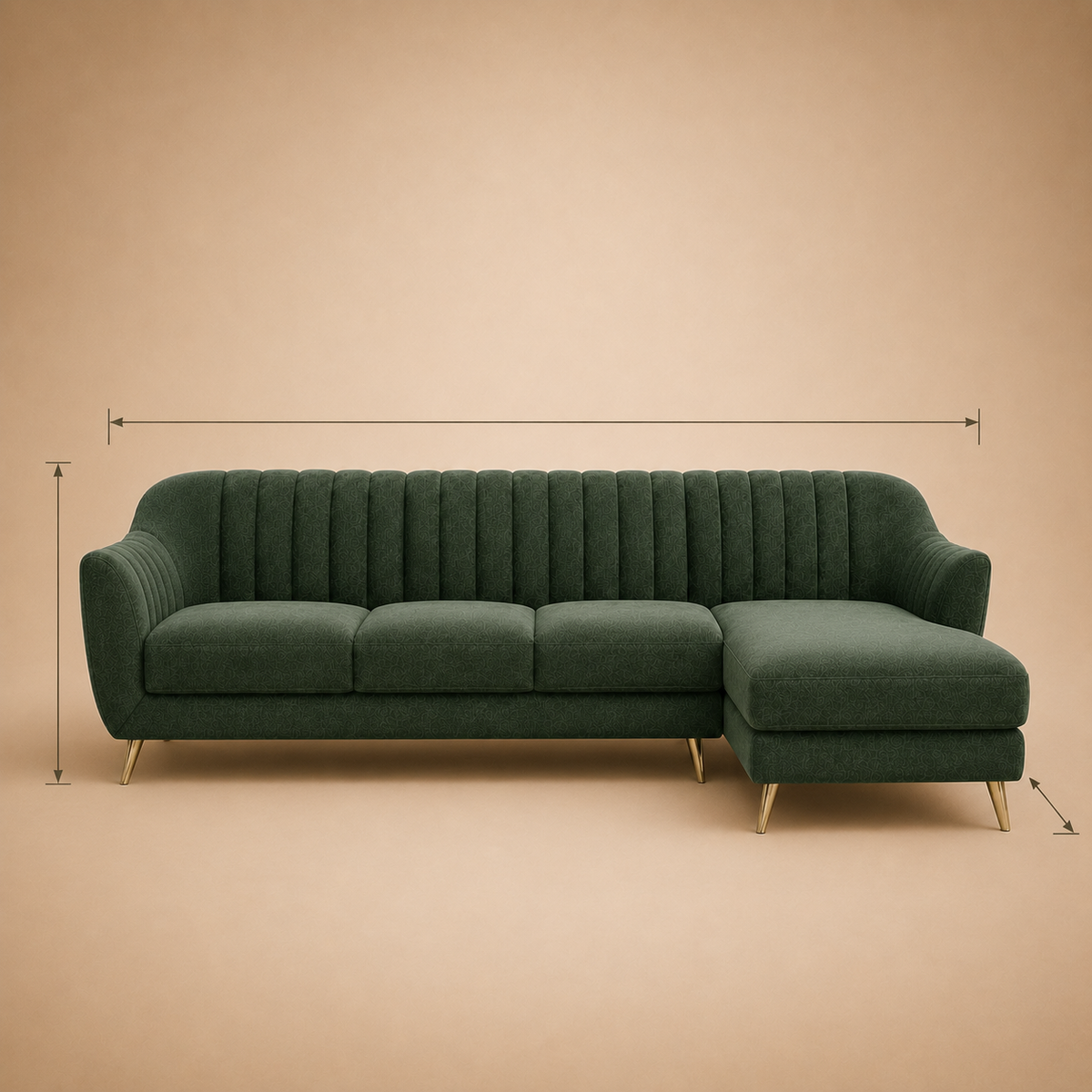 Albury sofa — 3-plus-L-Right