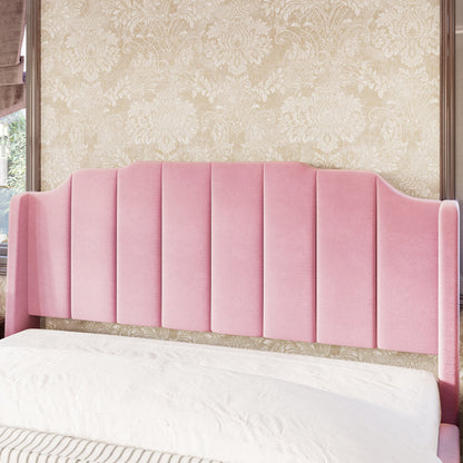 Berlin Upholstered Without Storage Bed In Suede