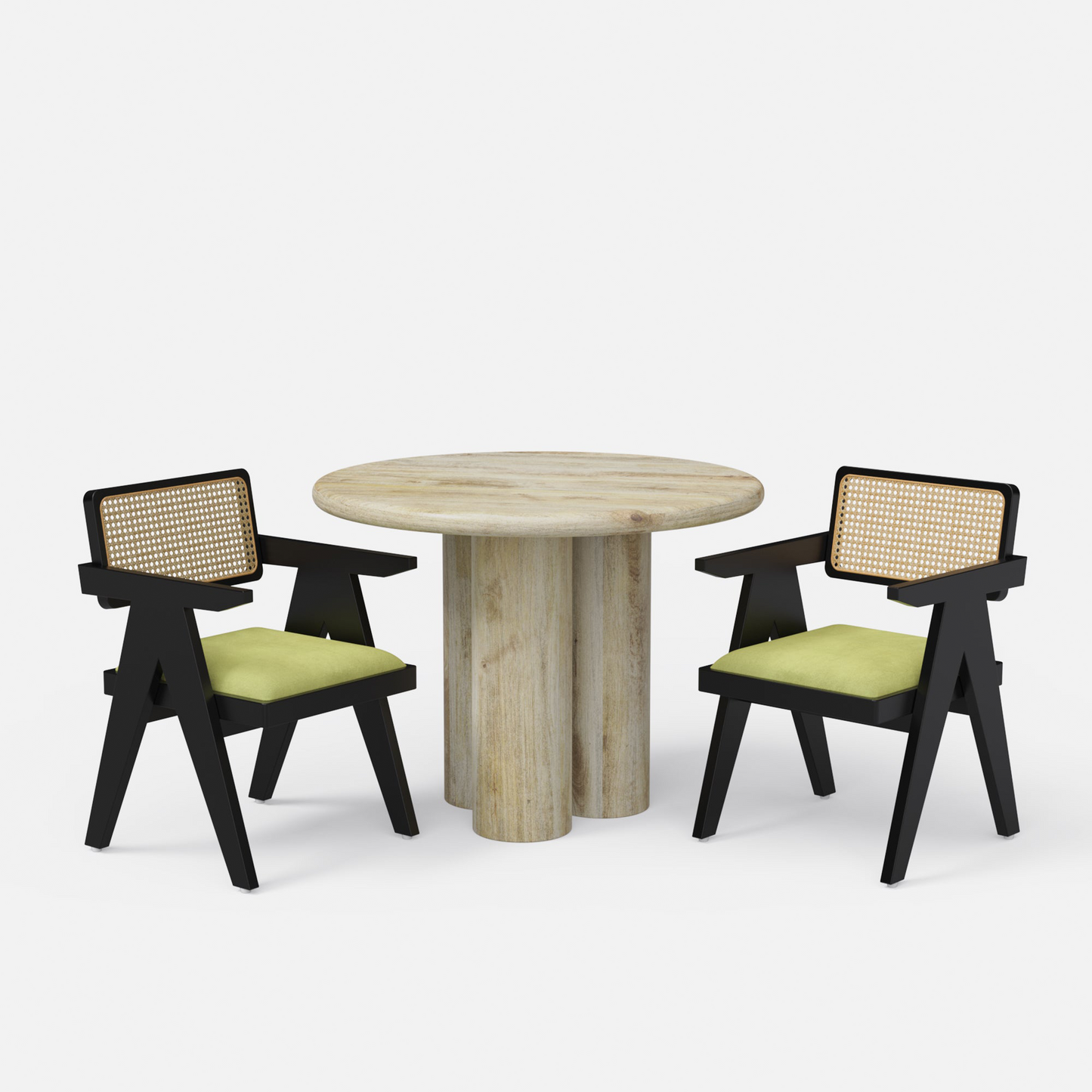 Amor-Pierre Dining Table Set - 2, 4 & 6 Seater/ All sizes