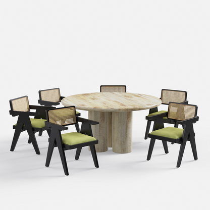 Amor-Pierre Dining Table Set - 2, 4 & 6 Seater/ All sizes