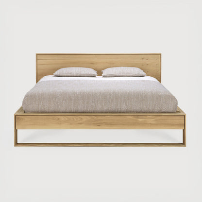 Sael Bed - Solid Walnut/Teak/Oak Wood (King)