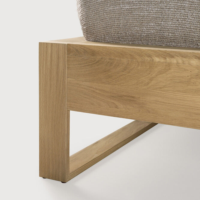 Sael Bed - Solid Walnut/Teak/Oak Wood (King)