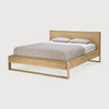 Sael Bed - Solid Walnut/Teak/Oak Wood (King)