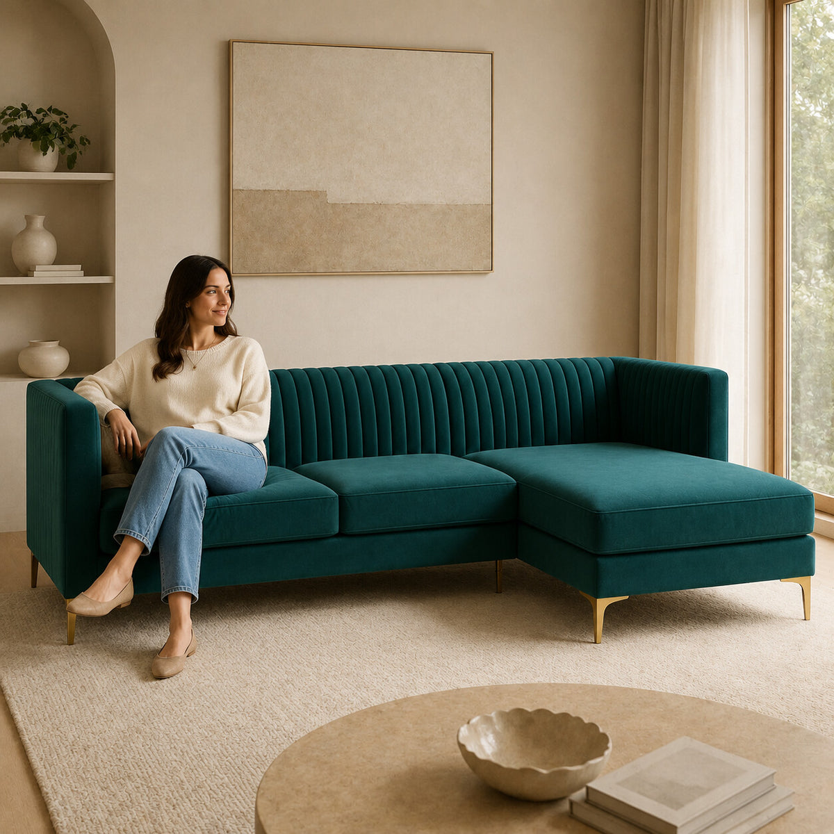 Berlin sofa — 2-plus-L-Right