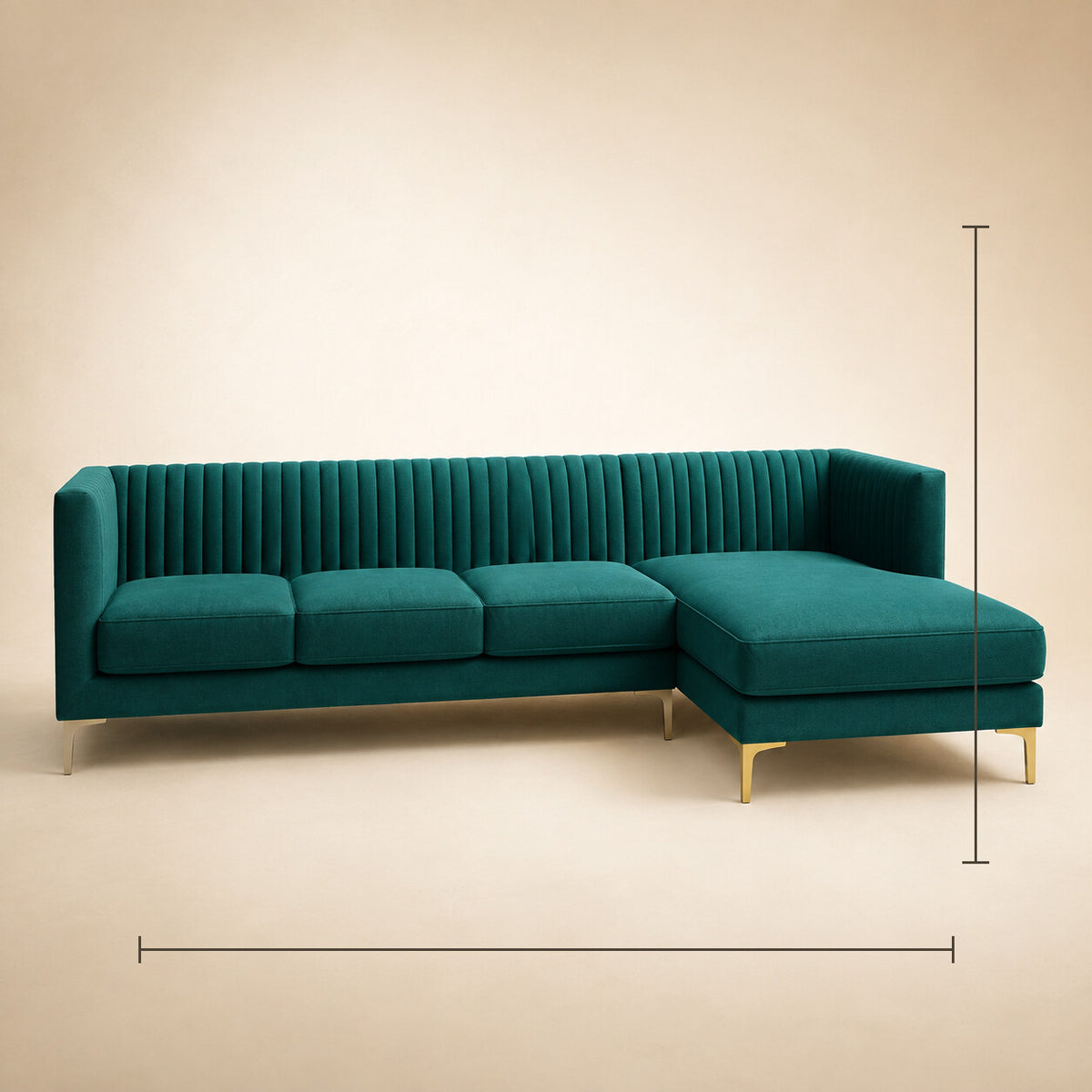 Berlin sofa — 3-plus-L-Right