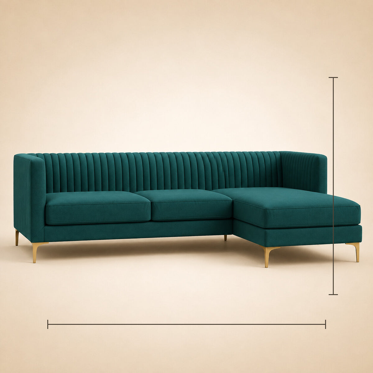 Berlin sofa — 2-plus-L-Right