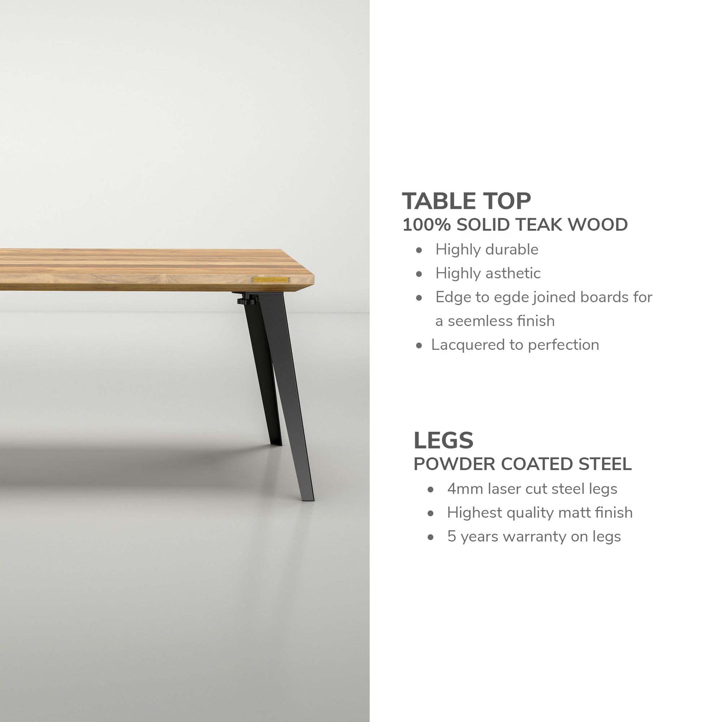 Takeshi Coffee Table - Solid Teak Wood