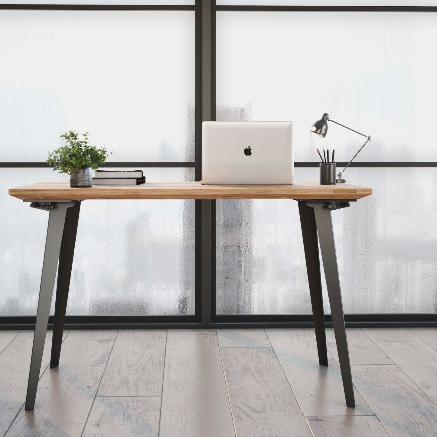 Takeshi Desk (4x2 feet) - Solid Teak Wood (Sagwan)