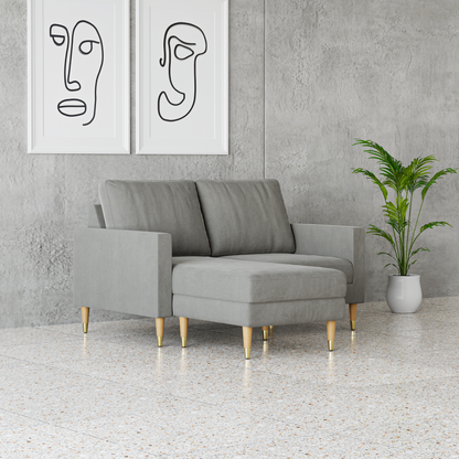 Lore Sofa | Small L-Shaped Sectional with Chaise (5 feet)