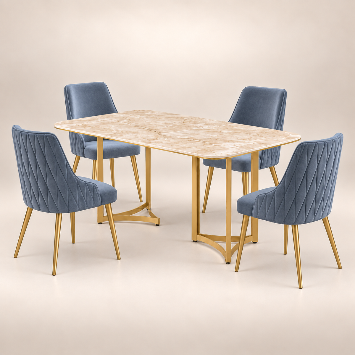 Pranaisha Designs CARLOS-4S-BEI-RUMI Carlos_Rumi_4S_Beige_02_Opposite.png