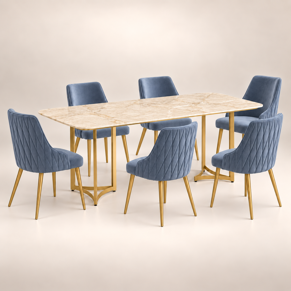 Pranaisha Designs CARLOS-6S-BEI-RUMI Carlos_Rumi_6S_Beige_01_Hero.png