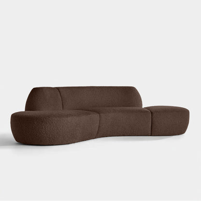Gustavo Curvy Sectional Sofa - 115"