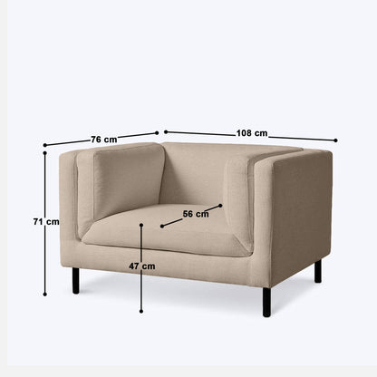 Catalan 1 Seater Sofa - 42.5"