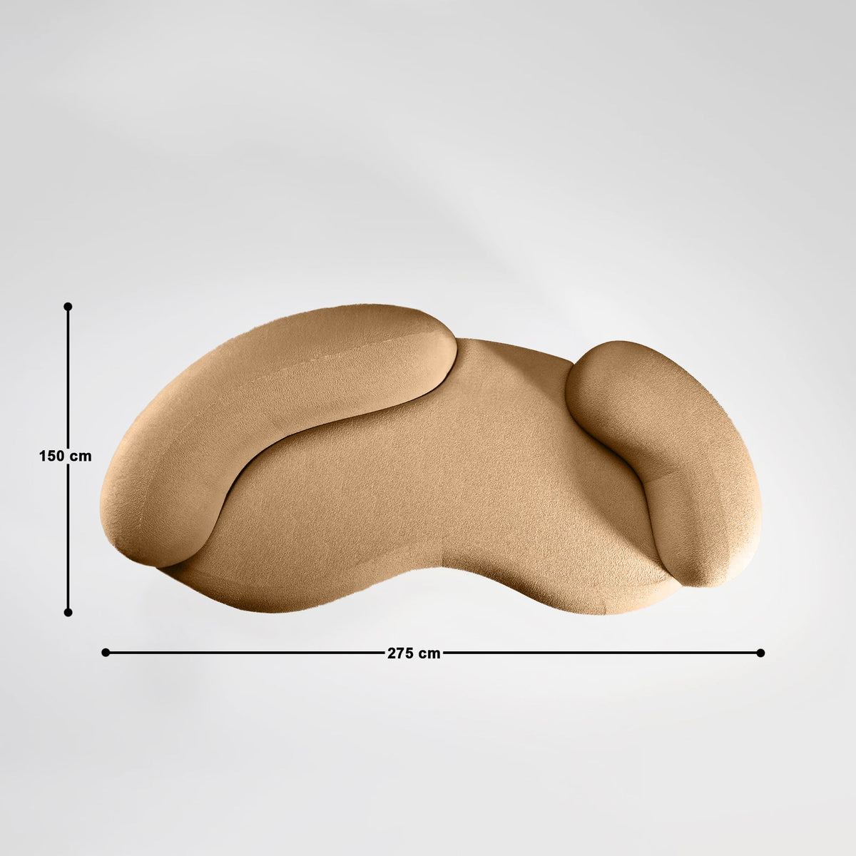 Winter Curvy Sofa - 108"