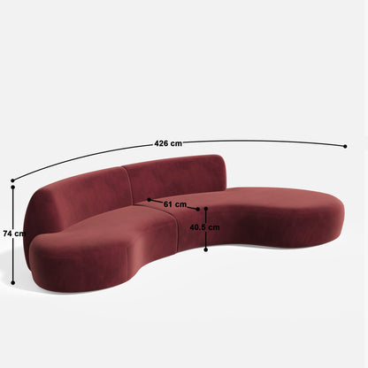 Celeste XL 4 Seater Sectional with Chaise