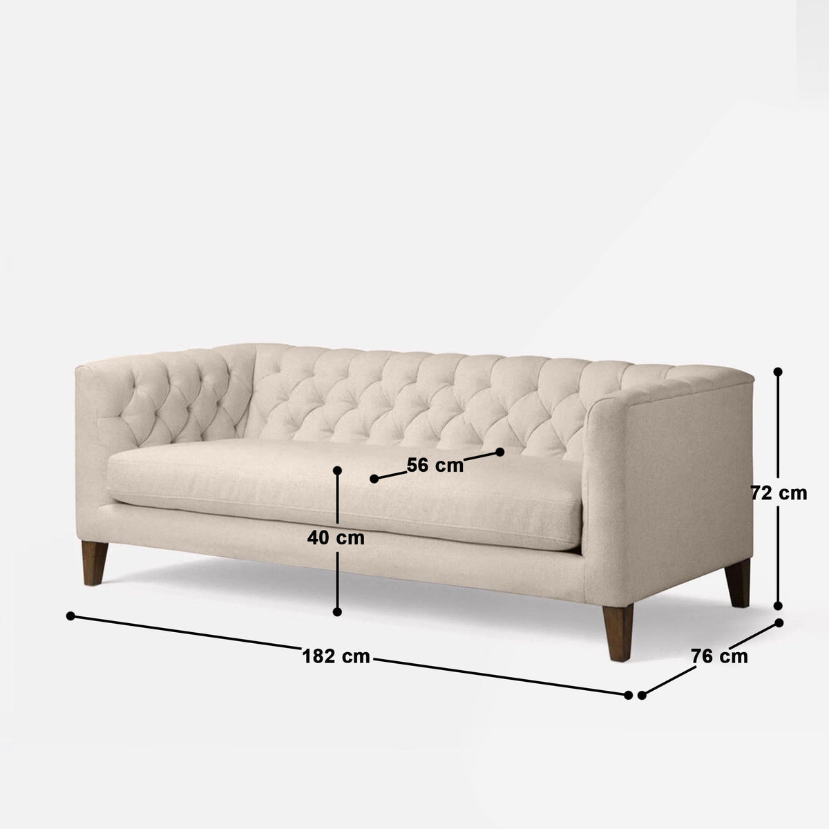 Cruz 2 Seater - 72"
