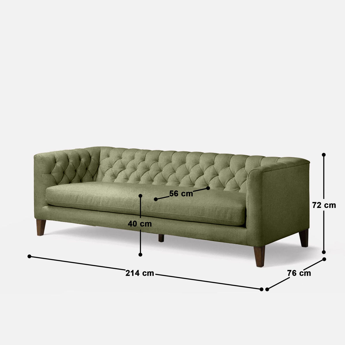 Cruz 3 Seater - 84"